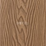 WPC round hollow 3D teak