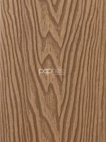WPC round hollow 3D teak