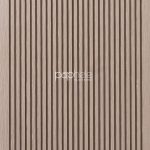 WPC SQUARE HOLLOW LINES DARK BROWN