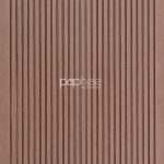 WPC square hollow lines maple